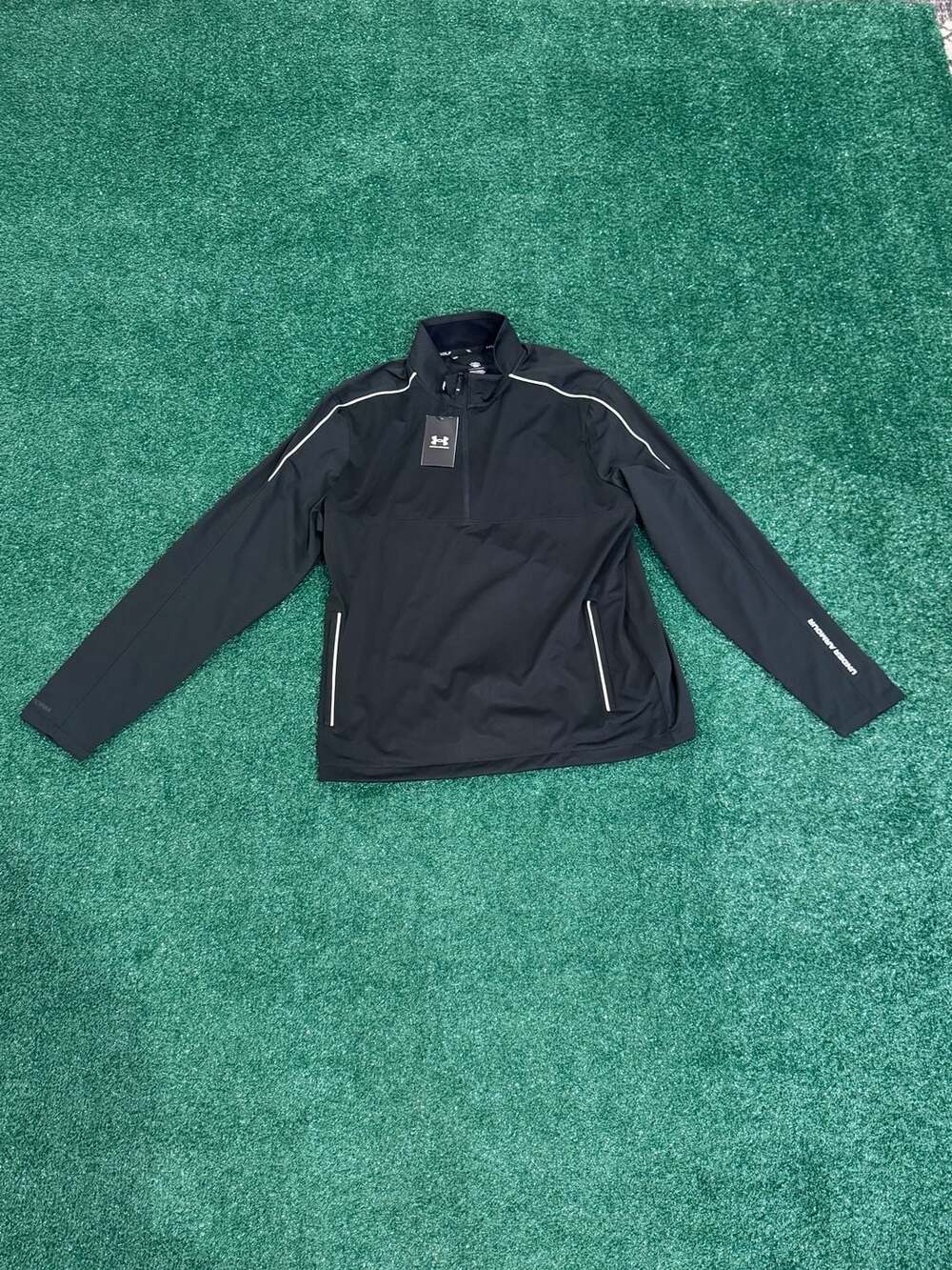 Under Armour UA Drive Wind Half Zip Jacket Black Size L